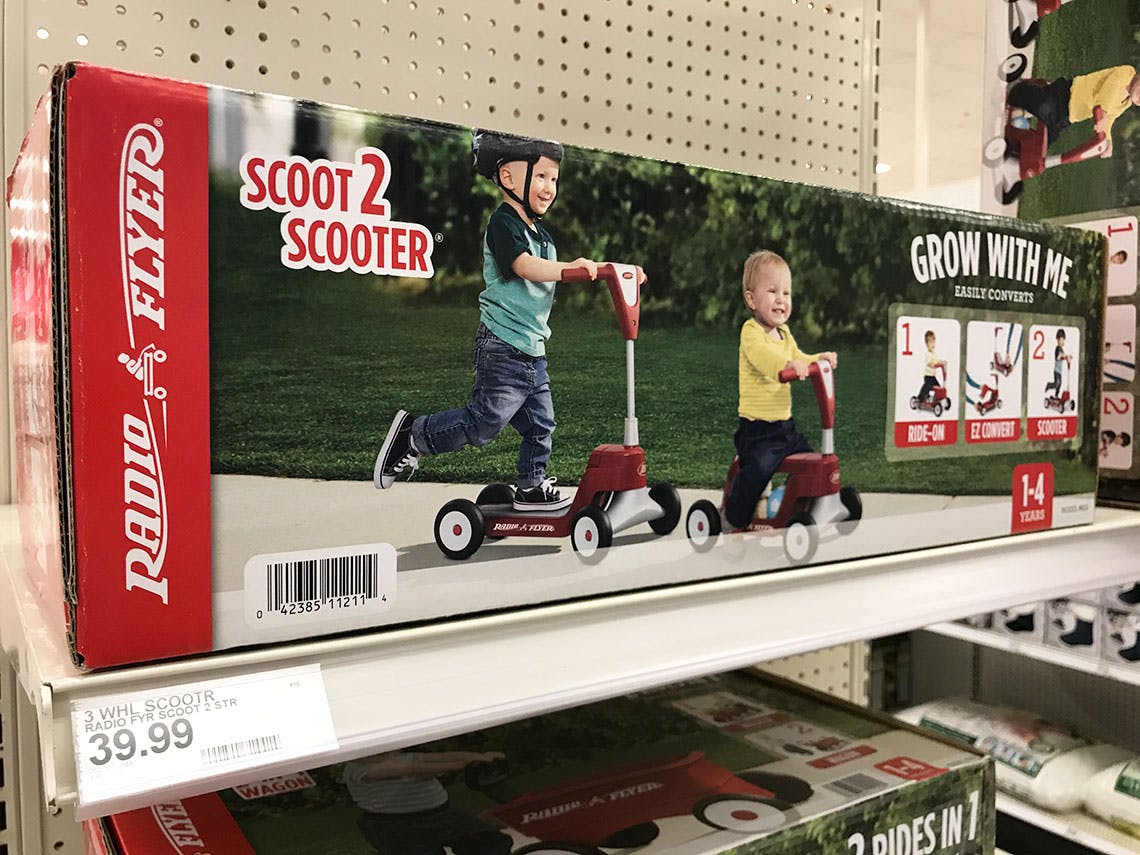 radio flyer 2 in 1 scooter