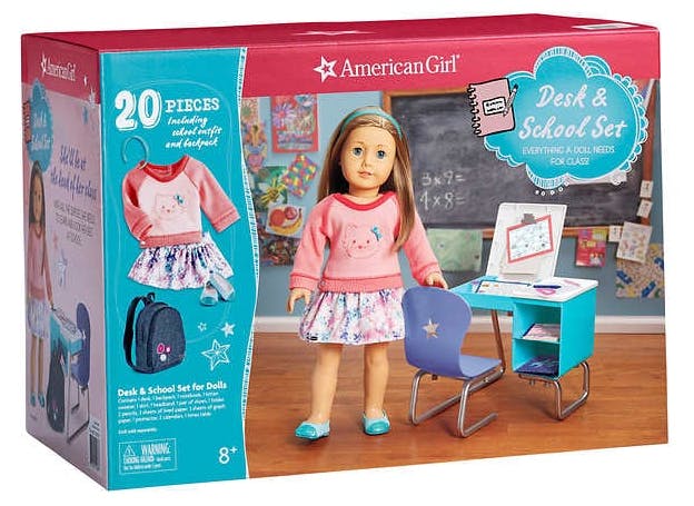 american girl doll school set costco
