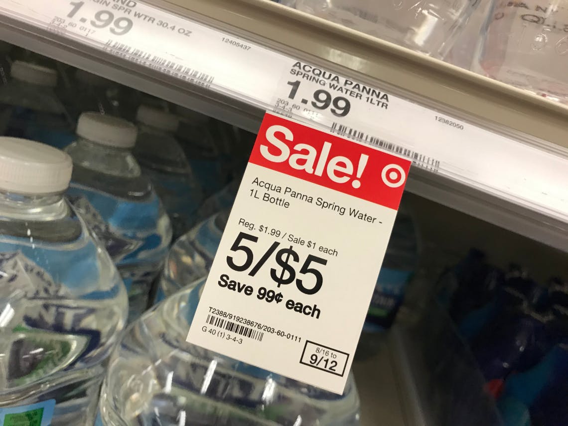 Acqua Panna Spring Water Only 0 At Target The Krazy Coupon Lady