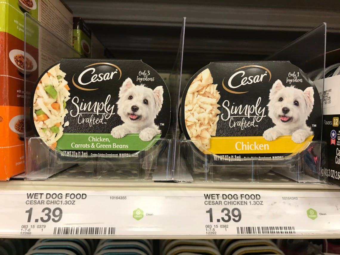 target cesar dog food