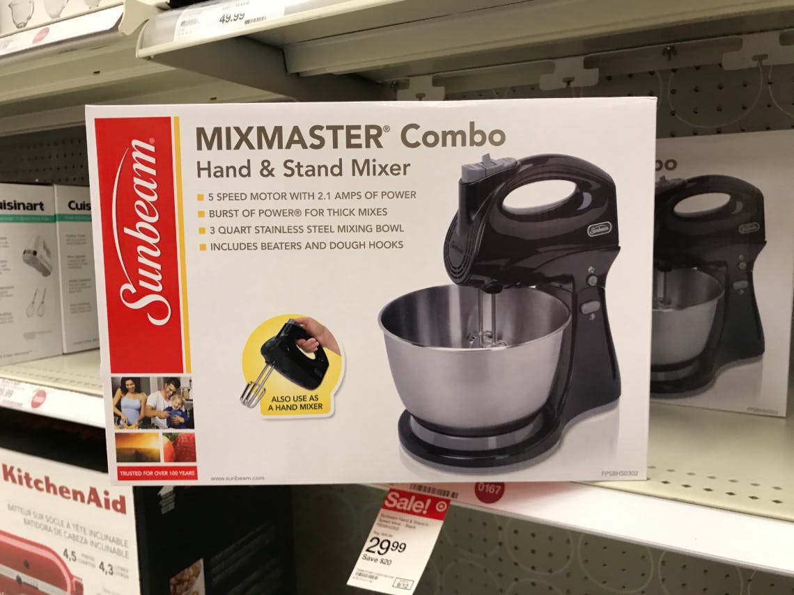 Sunbeam Hand & Stand Mixer, Only $28.49 at Target - The Krazy Coupon Lady