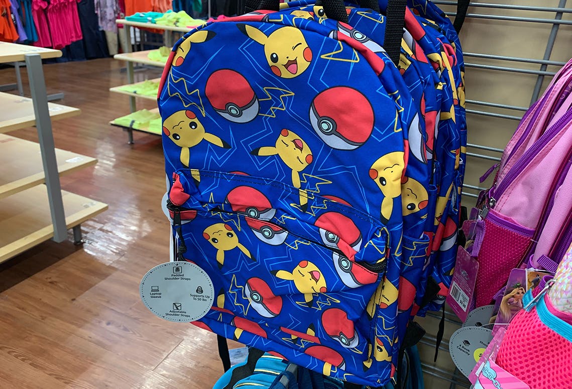 pikachu backpack walmart