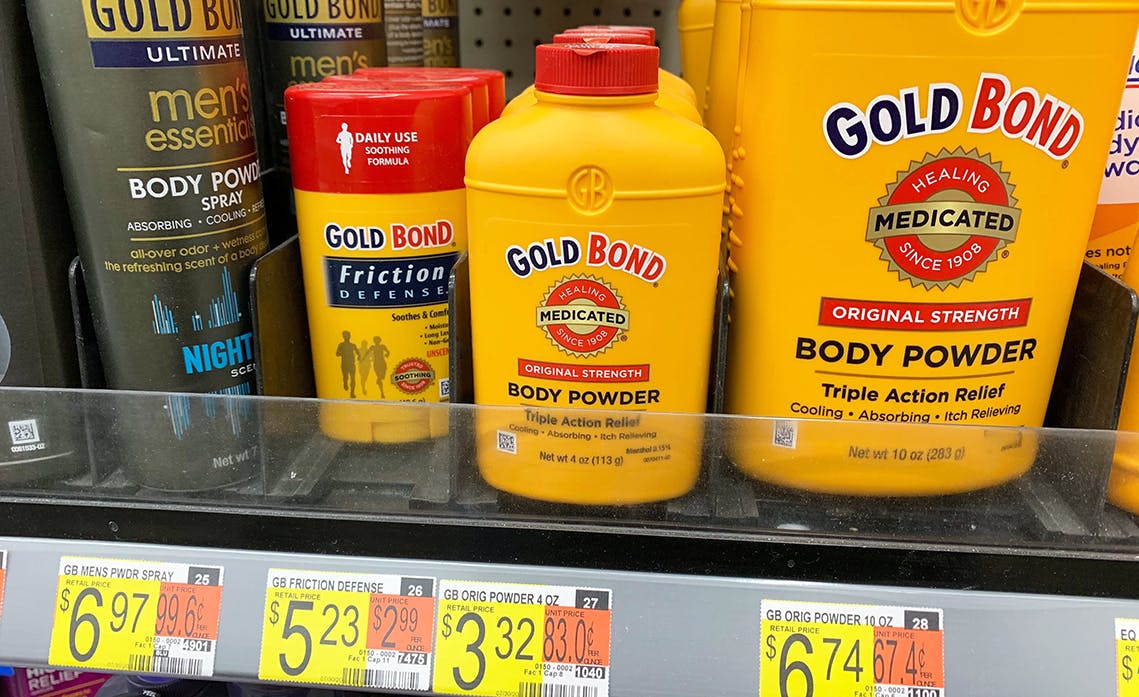 gold bond baby powder walmart