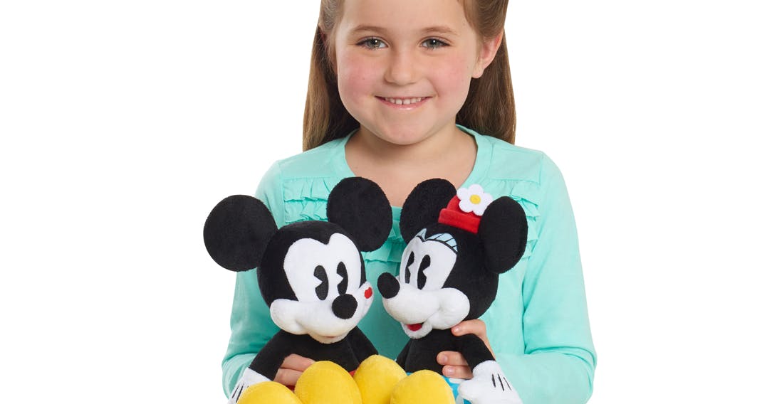 Disney Kissing Minnie & Mickey Plush Set, 7.78 at Walmart