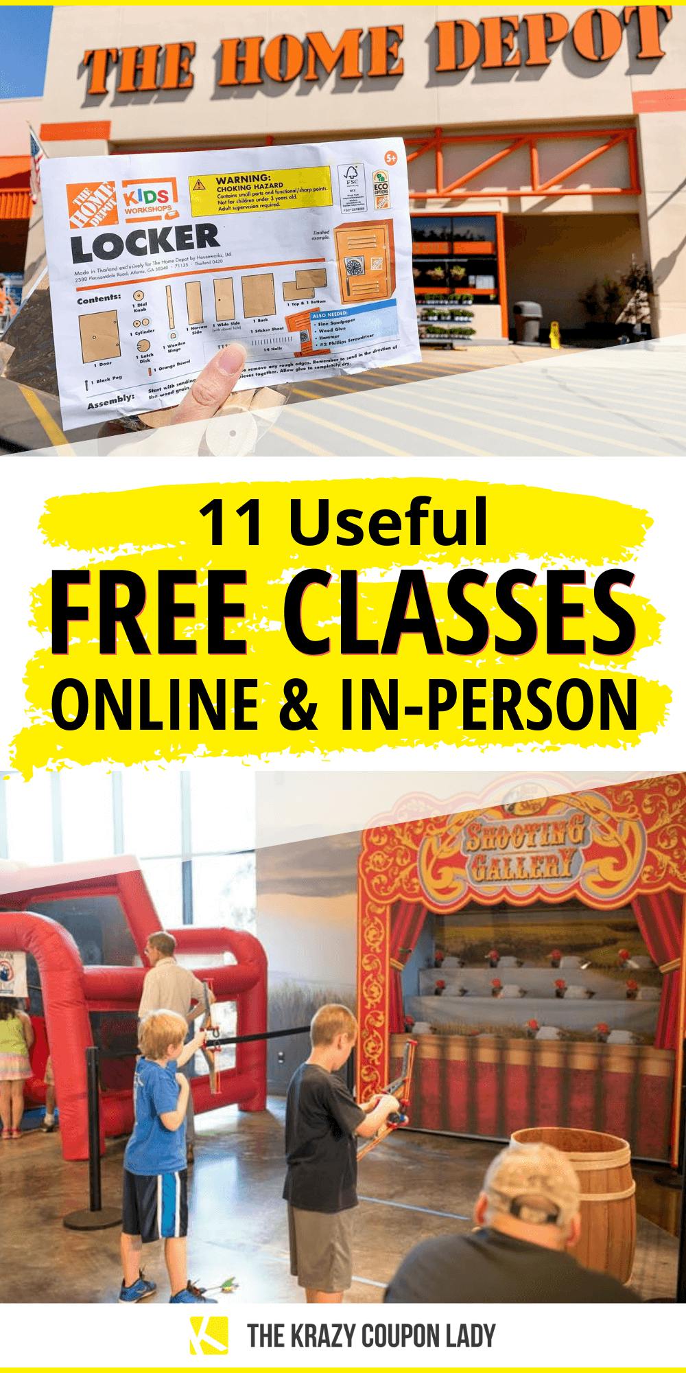 Got Some Extra Time? Take 11 Free Online and In-store Classes!