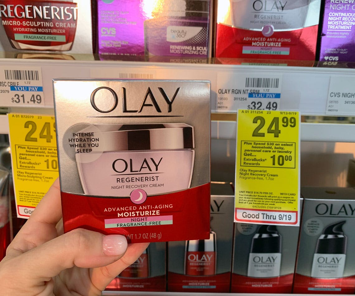 cvs olay moisturizer