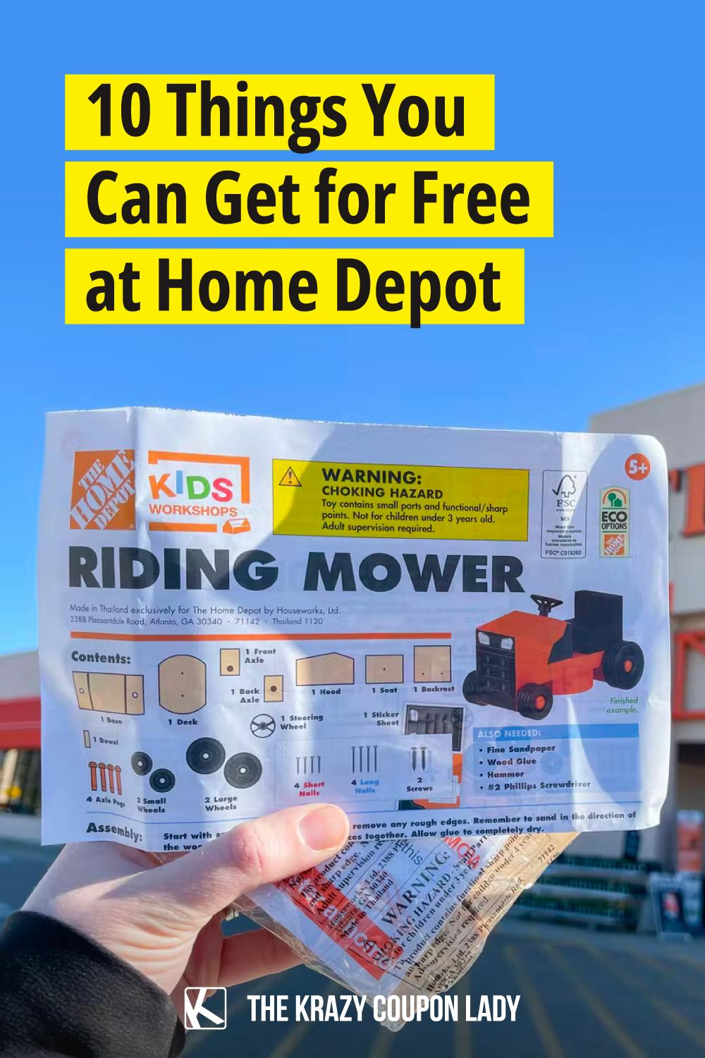 Free Home Depot Workshops and 10 Other Things You Can Get for Free