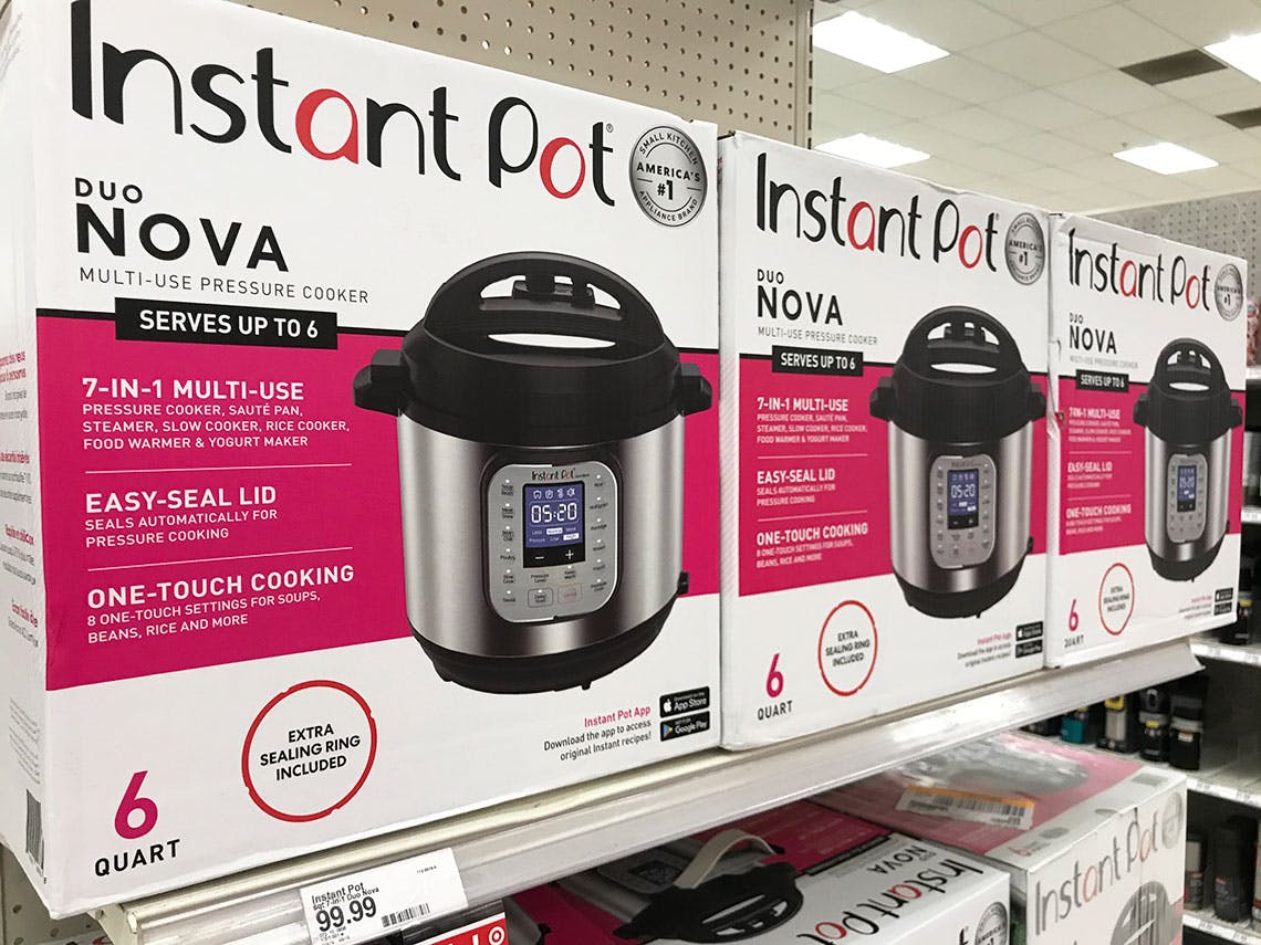 Instant Pot Duo Nova Only 56 99 At Target Reg 99 99 The Krazy Coupon Lady