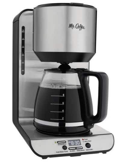 kohls Mr. Coffee 12-Cup Stainless Steel Programmable Coffee Maker stock image 2020