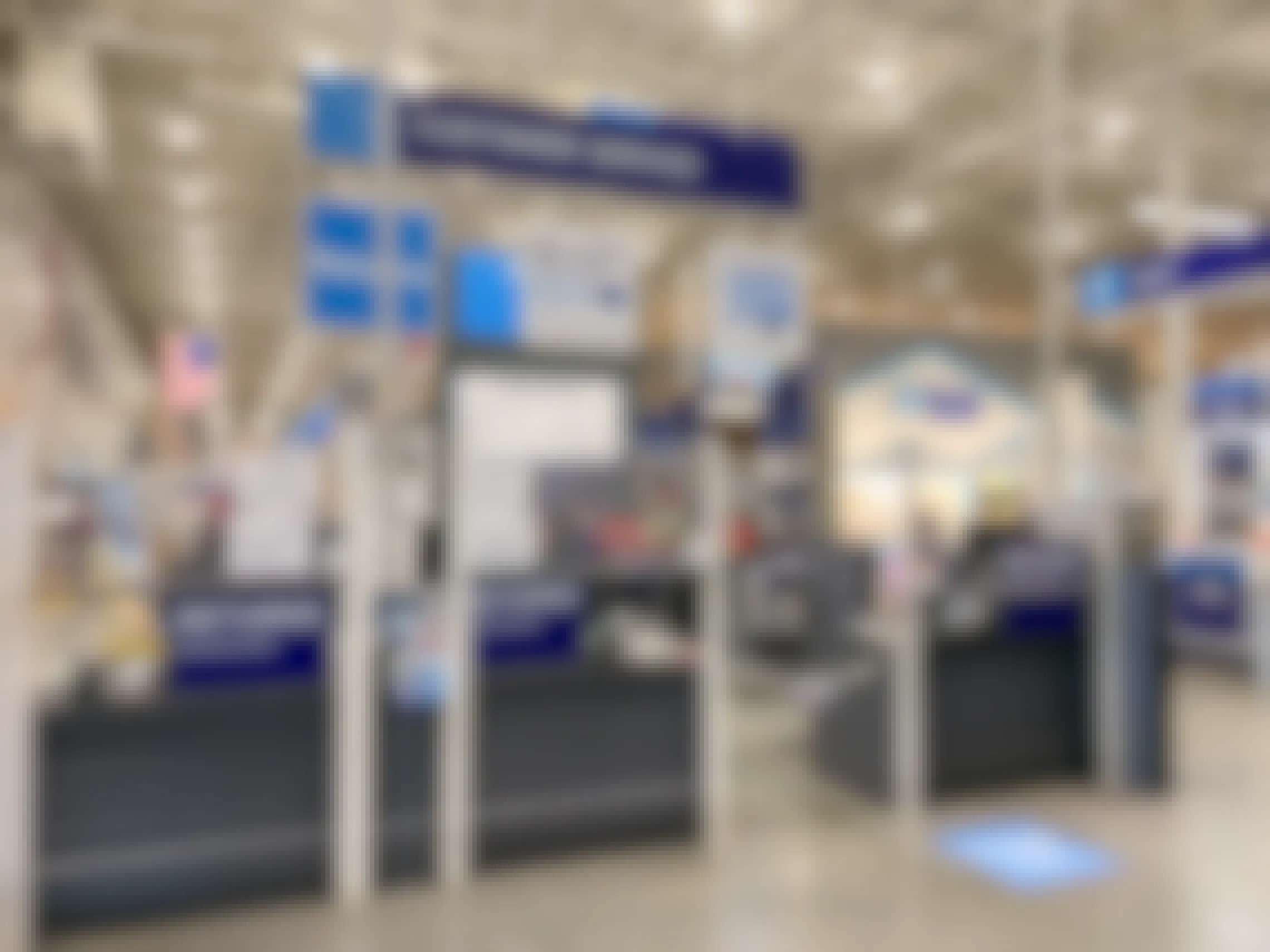 customer service returns counter at Lowes store