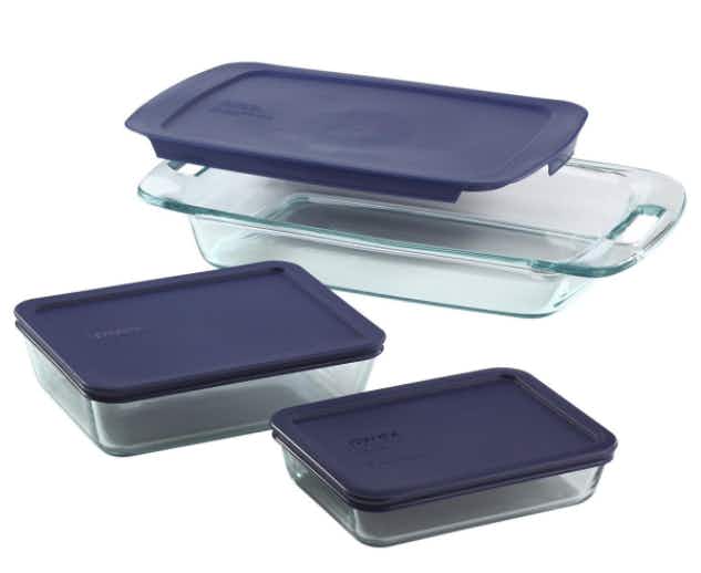 macys Pyrex Easy Grab 6-Piece Bake And Store Set stock image 2020