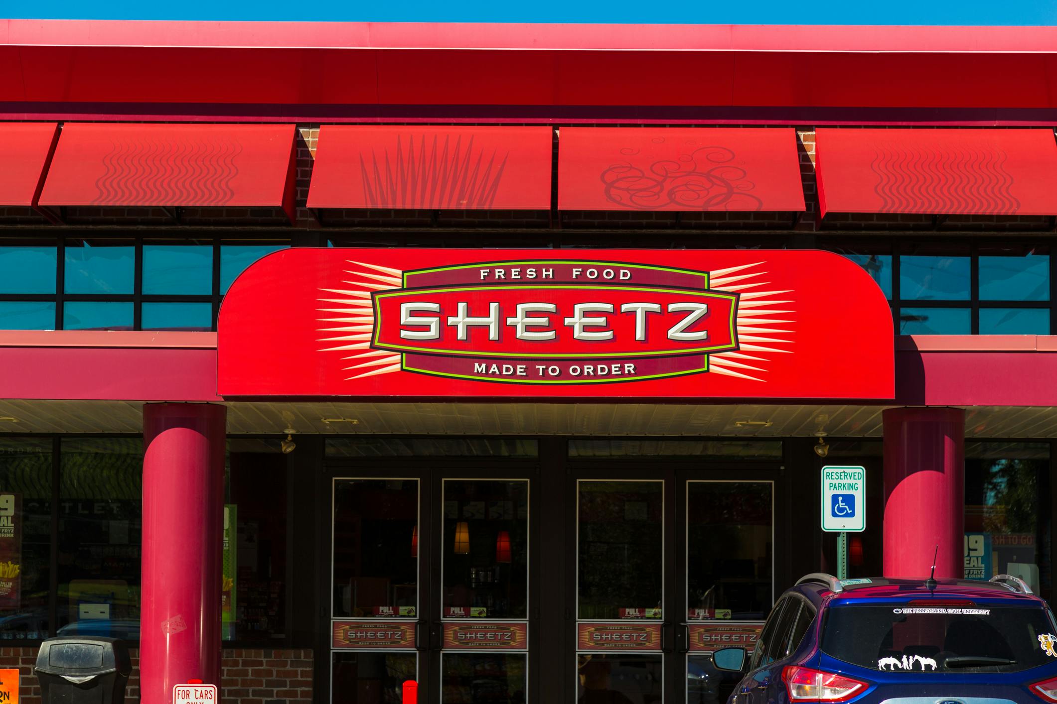 A Sheetz store front