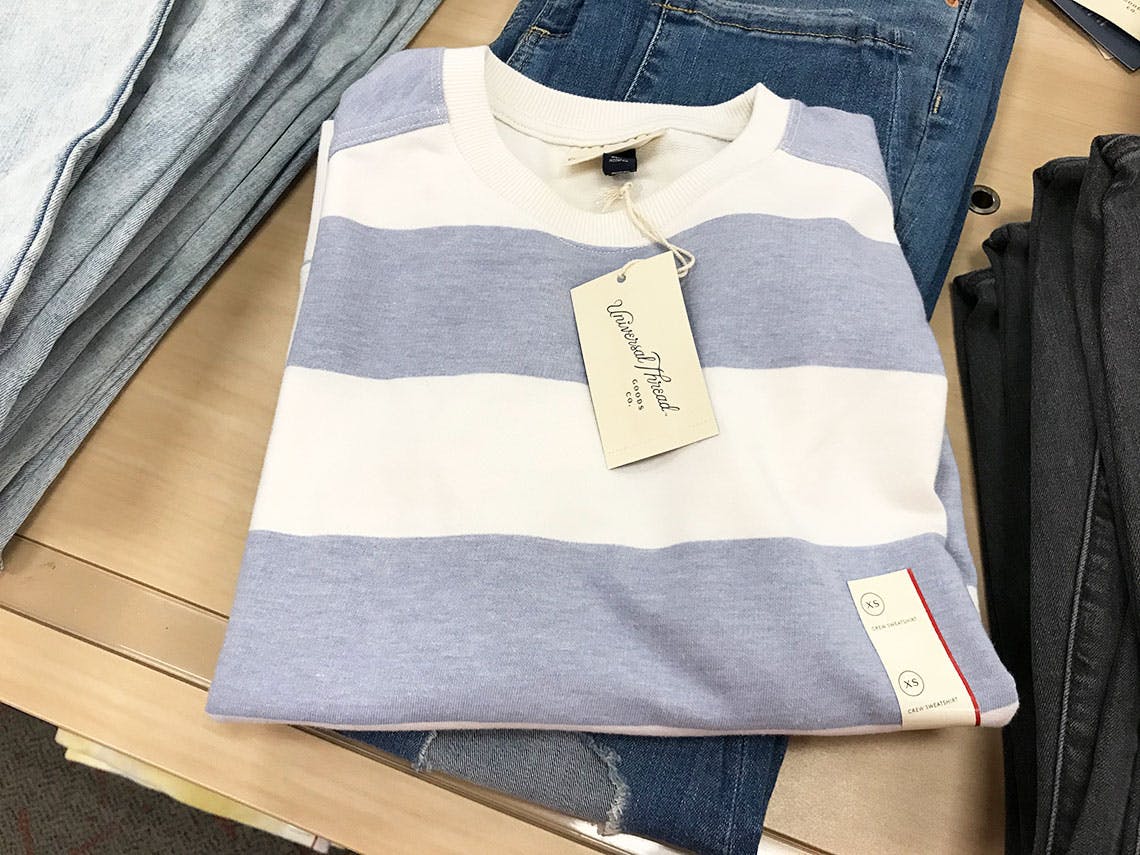 target universal thread sweatshirt