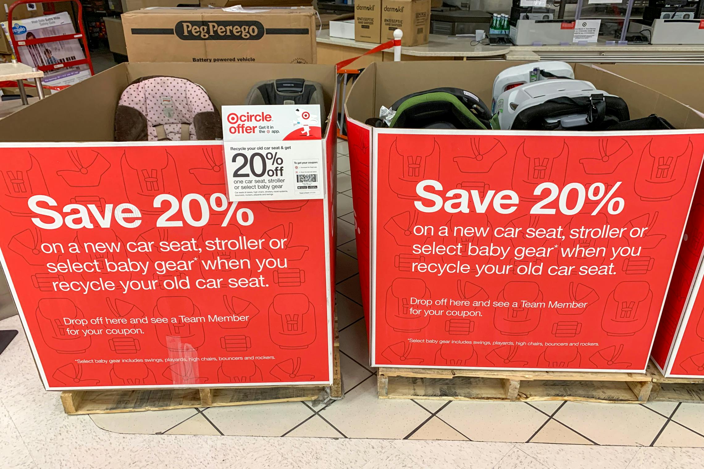 target baby car seat exchange