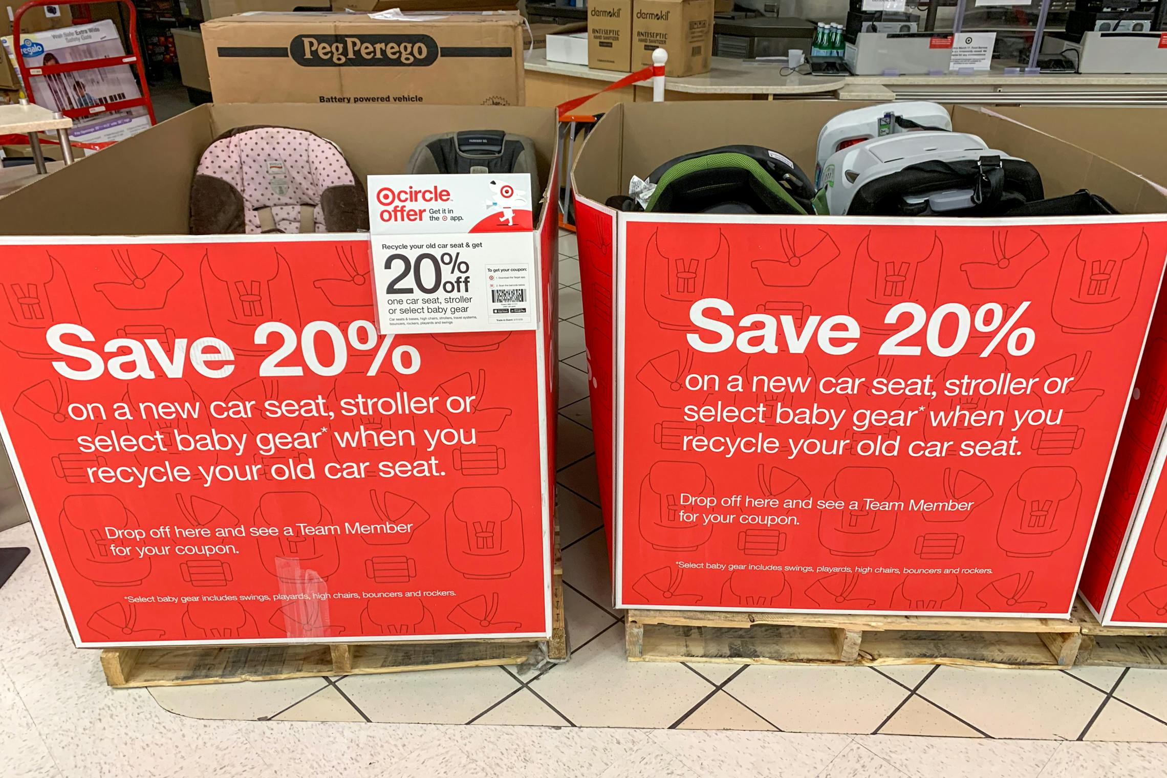 Target s Car Seat Trade In Event Will Get You A 20 Off Target Coupon Target s Car Seat Trade In Event Will Get You A 20 Off Target Coupon