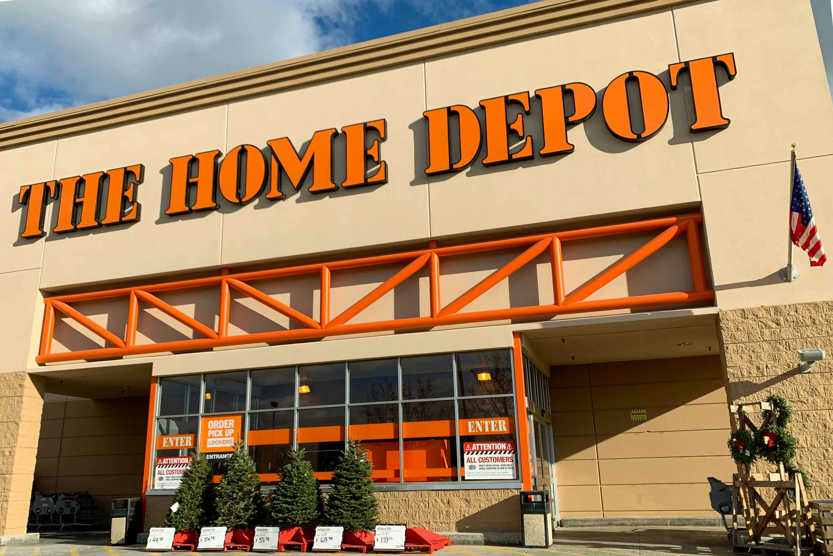 the home depot store front