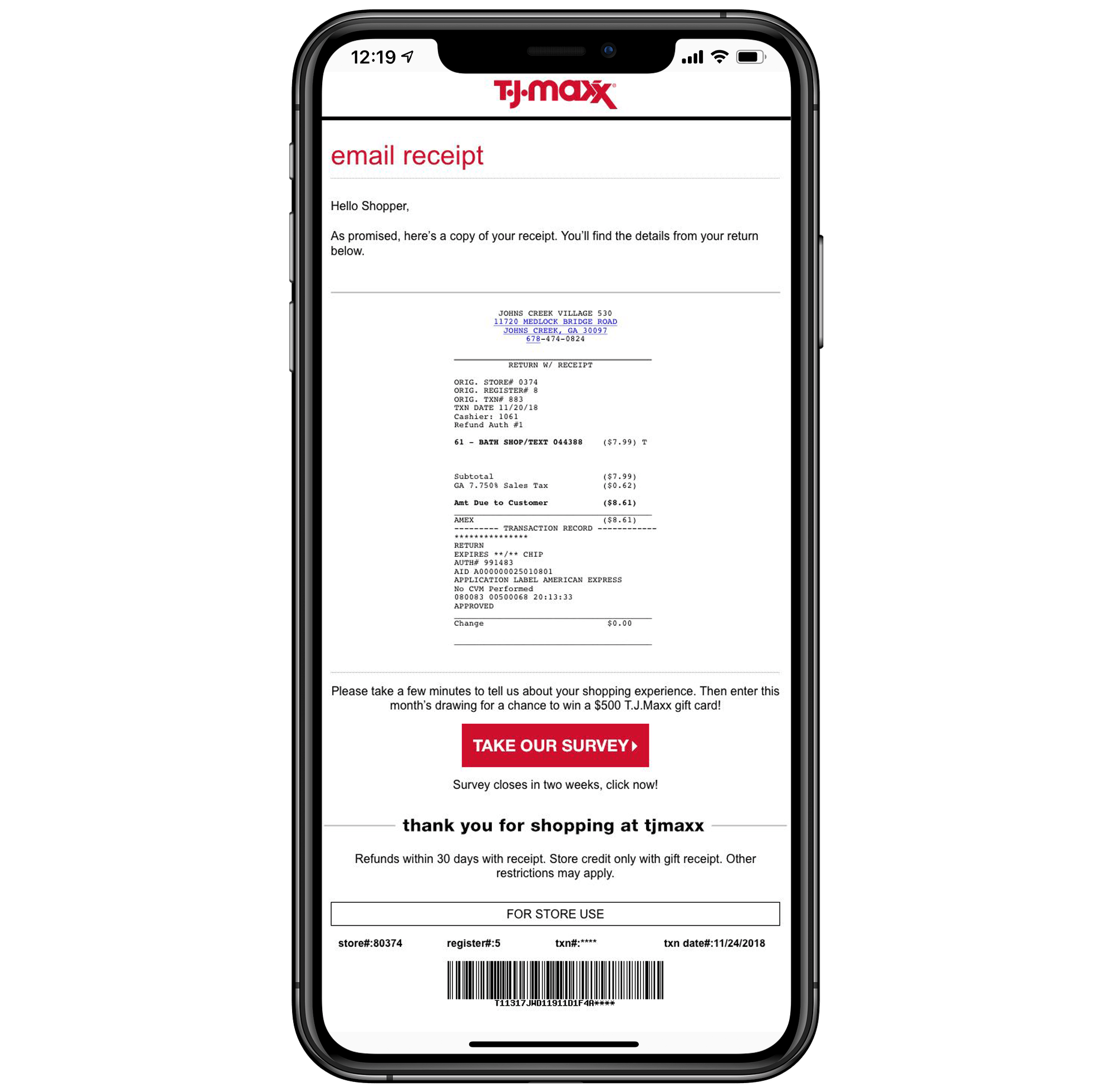 14 T J Maxx Return Policy Tips That Ll Have You Loading Up Your Cart   Tj Maxx Return Email Receipt 01 1601058446 1601058446 