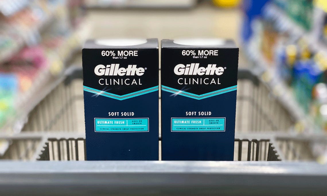 Gillette Clinical Deodorant, Just 6.12 at Walgreens The Krazy Coupon