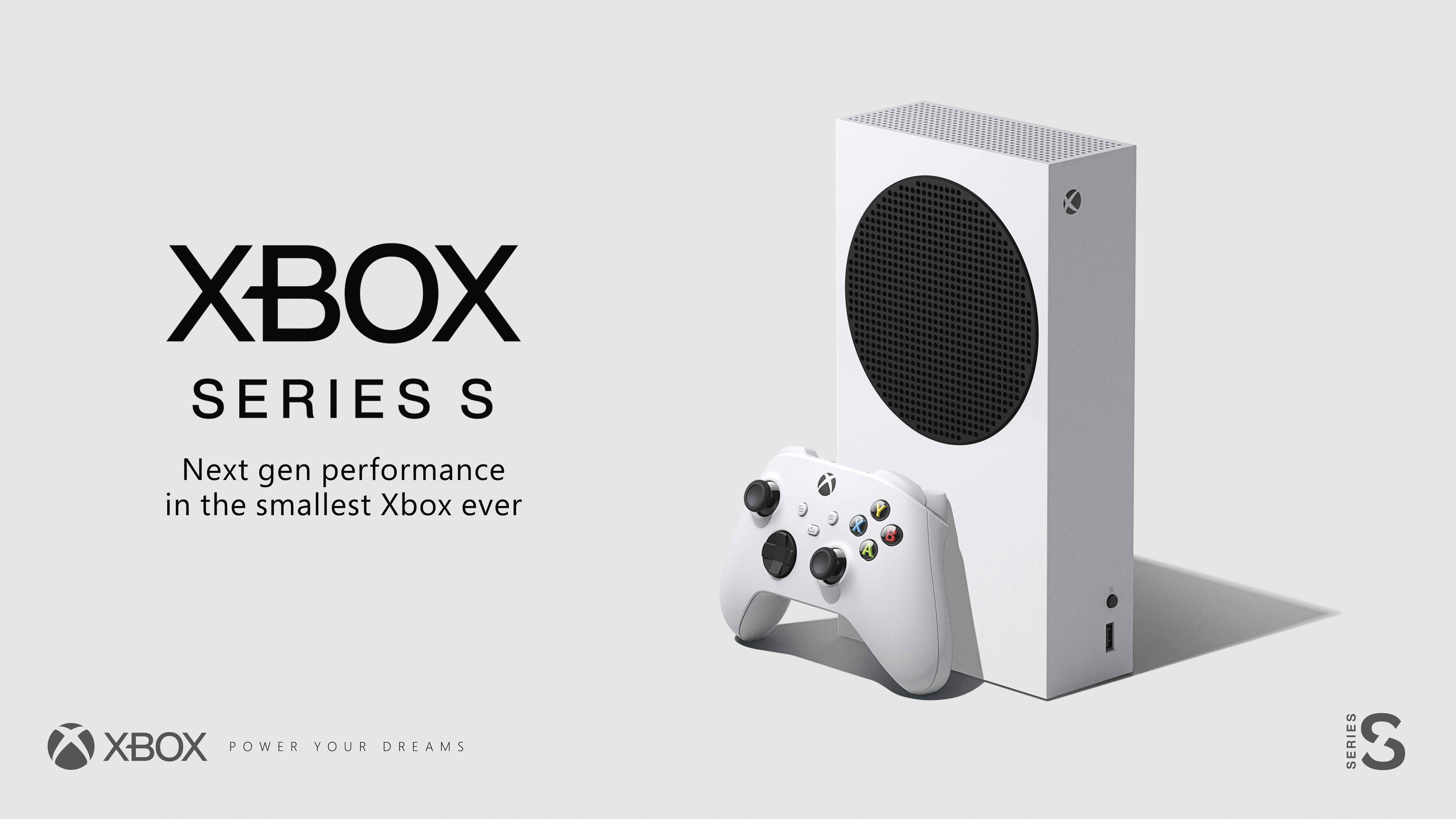 xbox series s in white