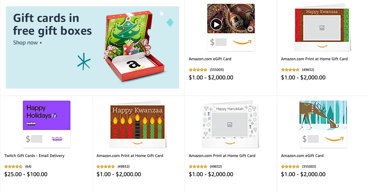 Amazon Releases a Ton of Gift Guides (You Can Finally Sort by Price