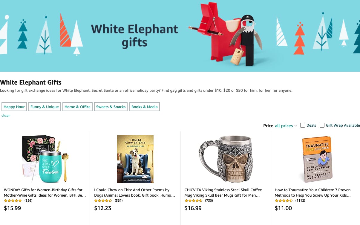 Amazon Releases a Ton of Gift Guides (You Can Finally Sort by Price!) - The Krazy Coupon Lady