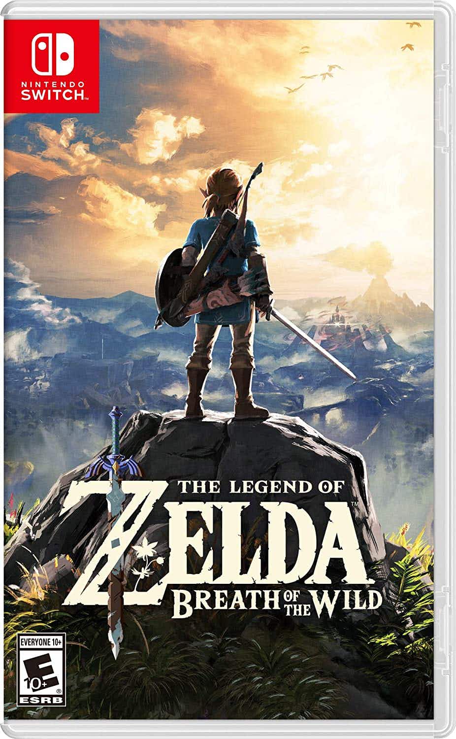 Zelda's Breath of the Wild video game cover