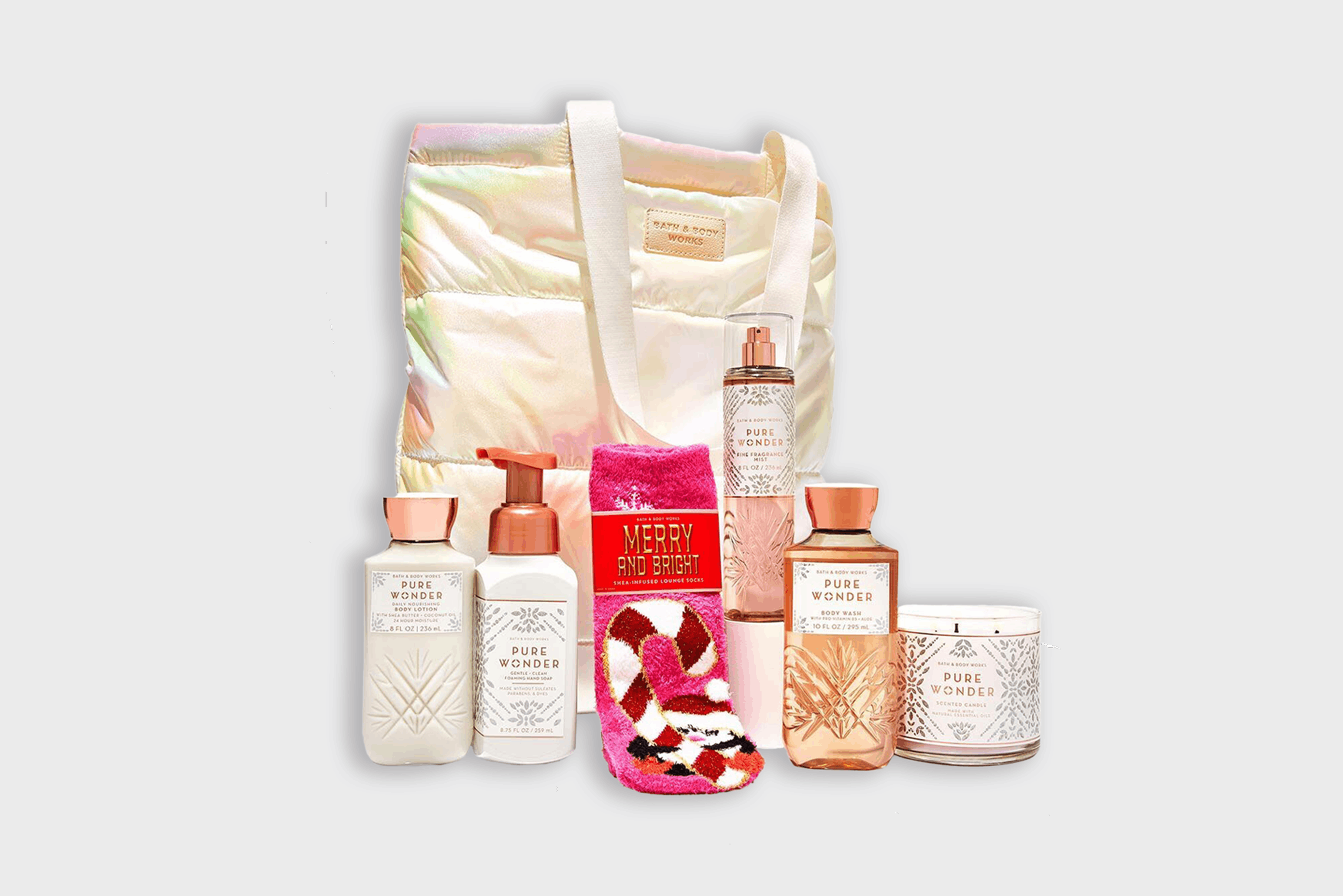 the bath and body works tote bag gift set