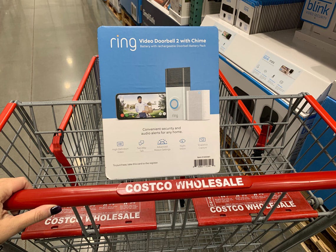 Ring Video Doorbell 2 With Chime 119 99 At Costco Black Friday Price The Krazy Coupon Lady