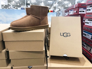 costco ugg classic mini boots and boxes at costco