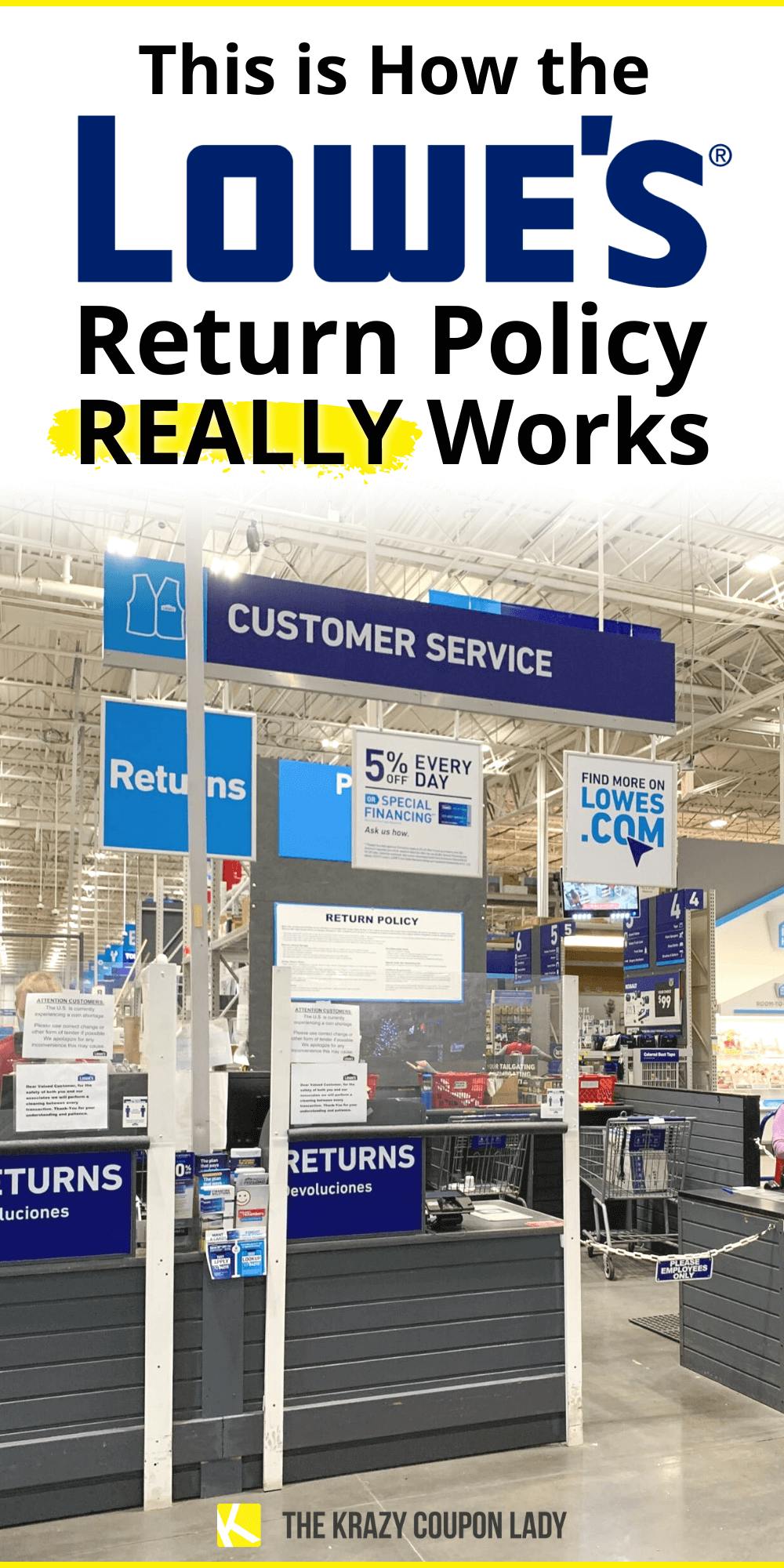 Lowe S Return Policy All The Major Rules The Krazy Coupon Lady   How The Lowes Return Policy Actually Works Pinterest The Krazy Coupon Lady 1602201882 1602201882 