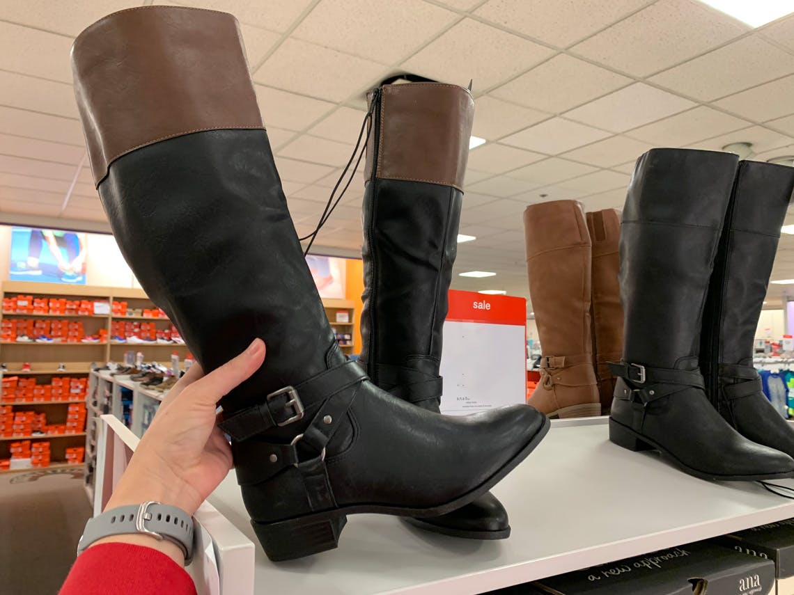 jcpenney navy blue boots