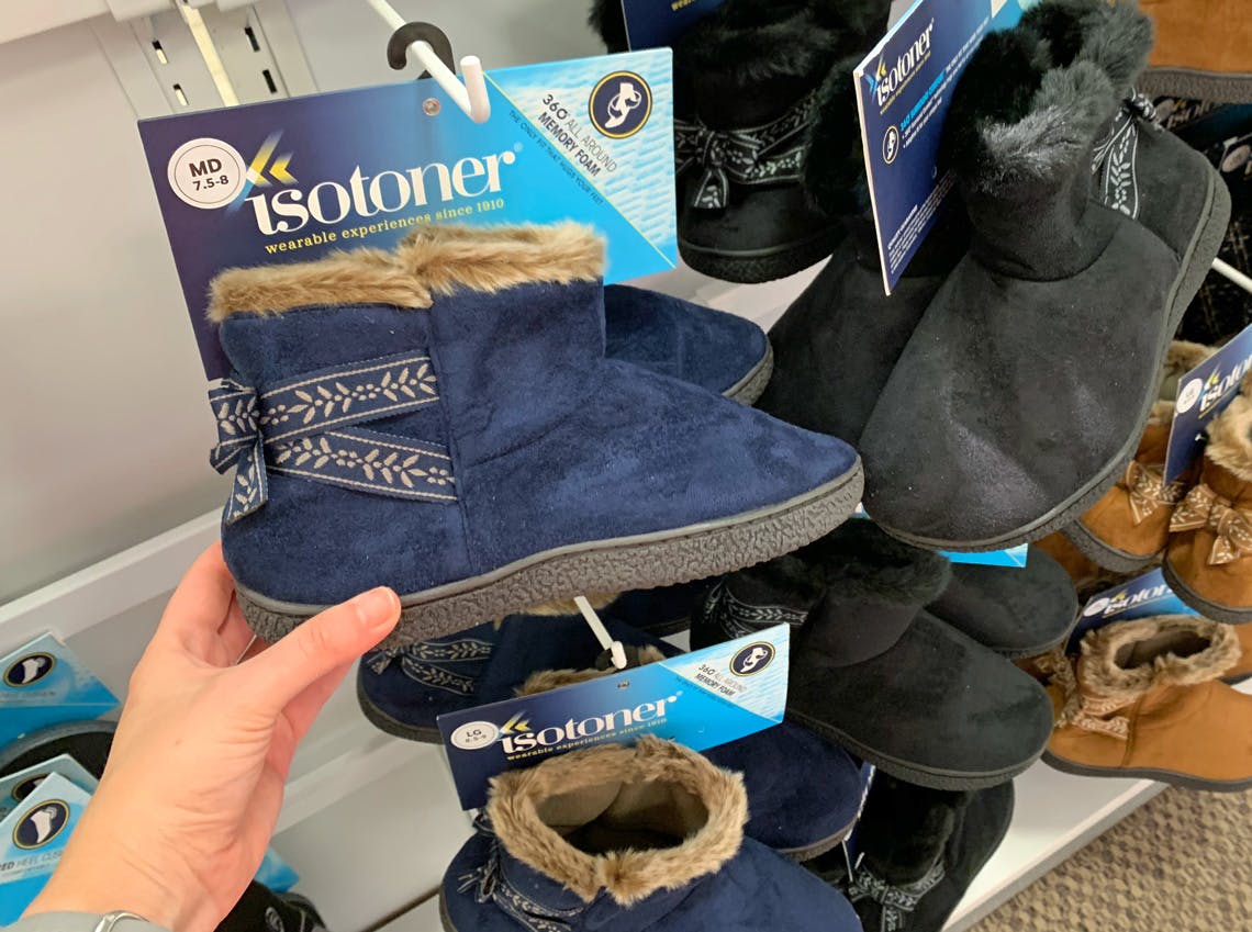 jcp isotoner slippers