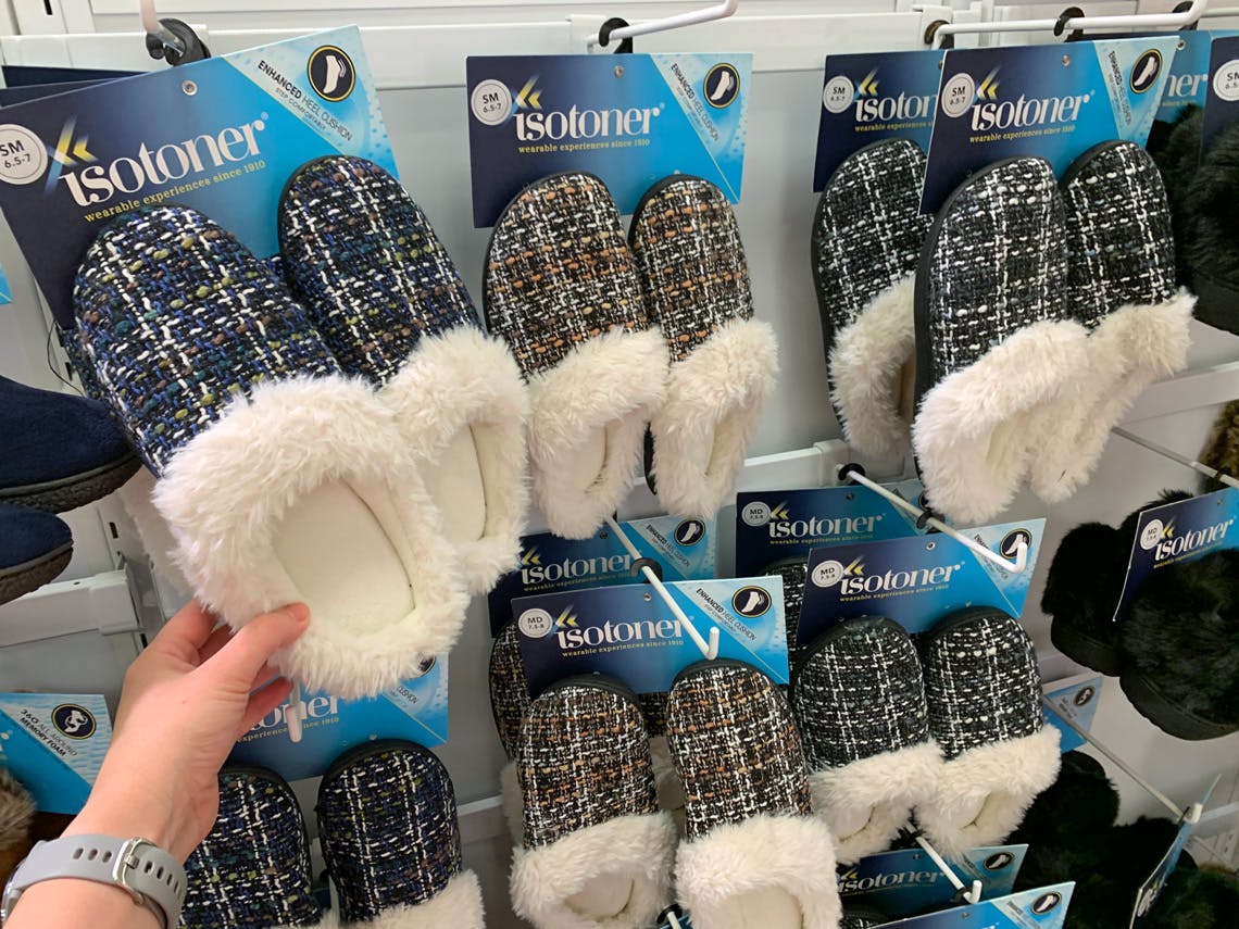isotoner slippers jcpenney