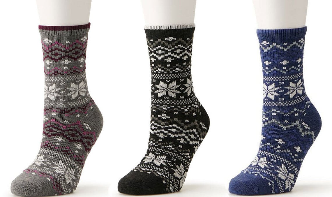 10-Pack Women's Sonoma Socks, $5 at 