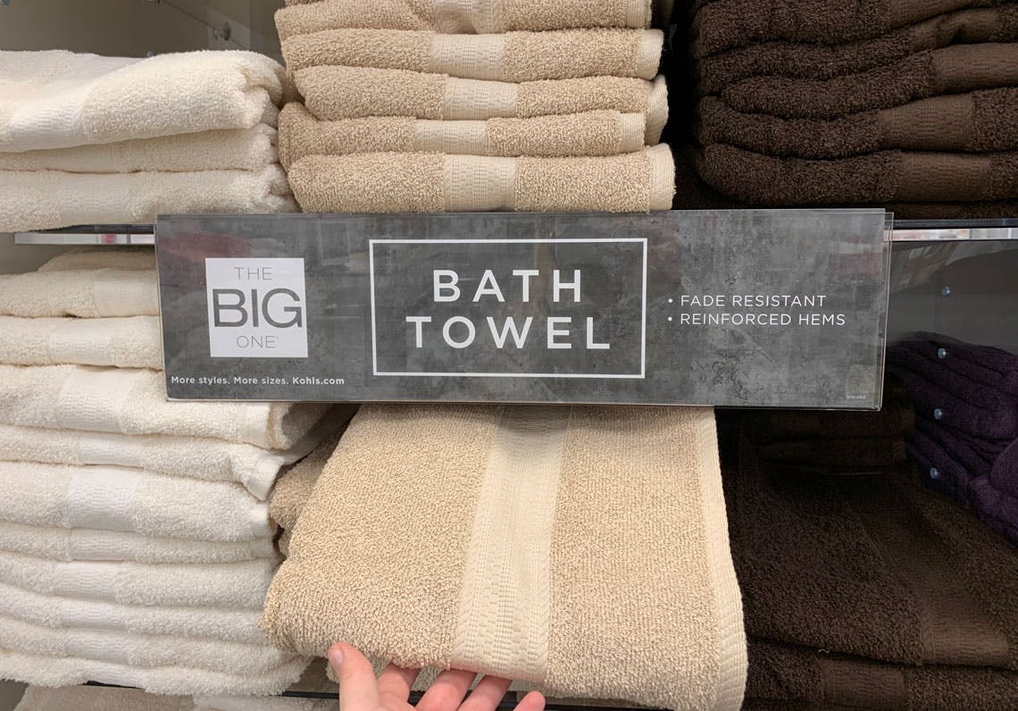 the big one bath towel dimensions