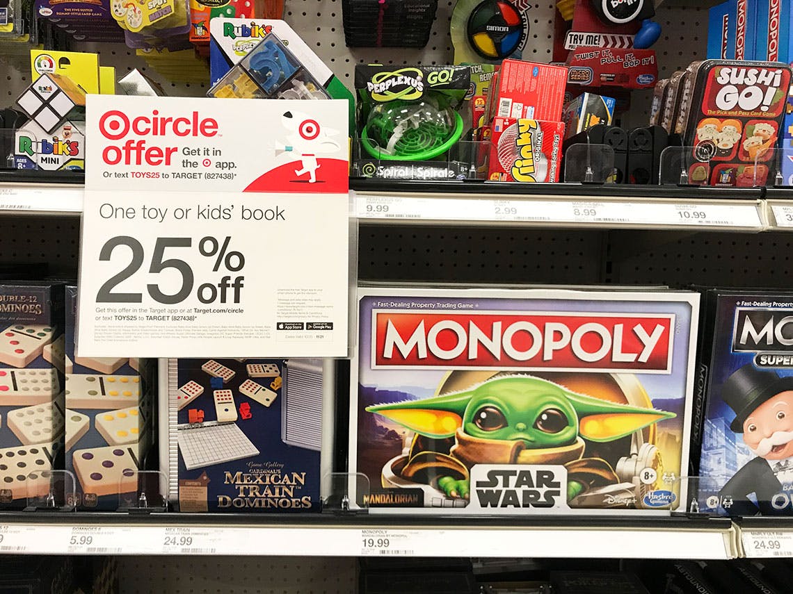 25 target toy coupon