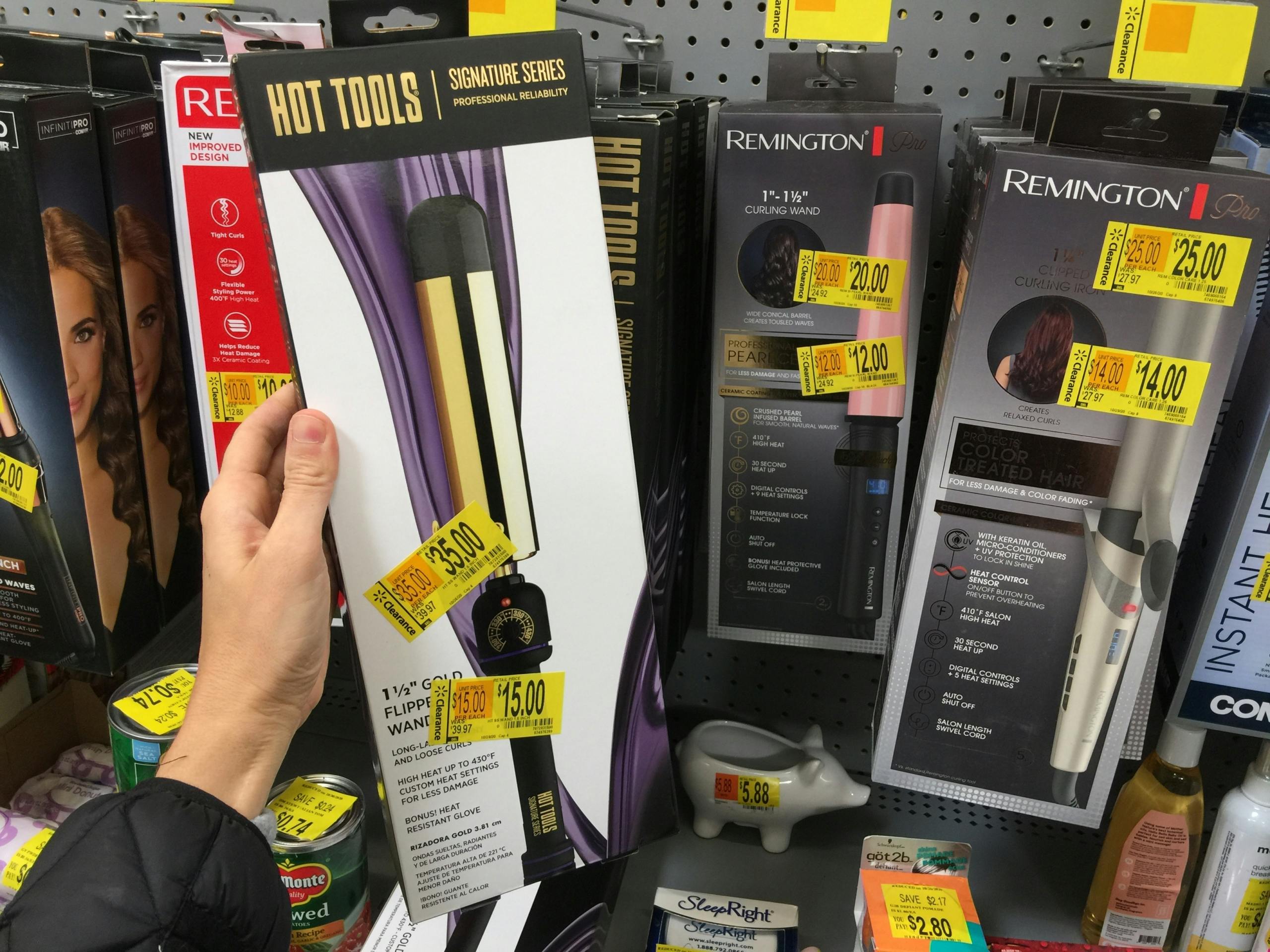 chi curling iron walmart