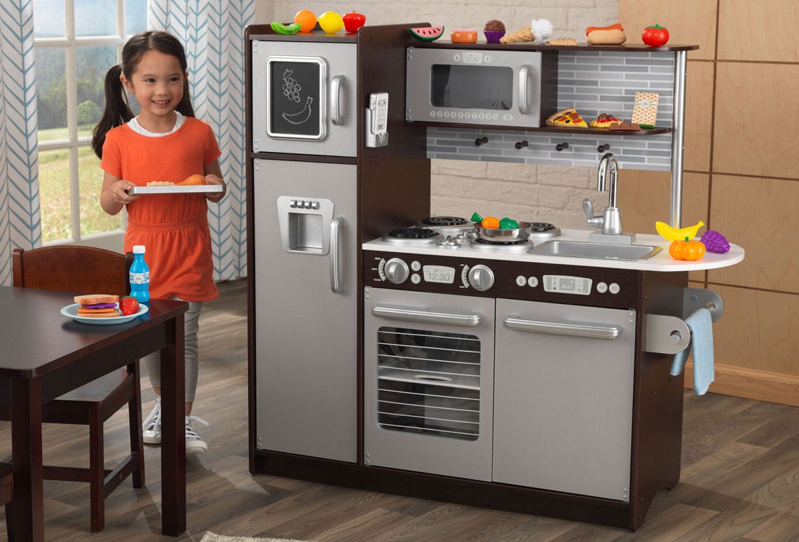 kidkraft uptown espresso kitchen costco