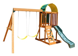 walmart kidkraft wooden swing set 101420 1602686555 1602686555