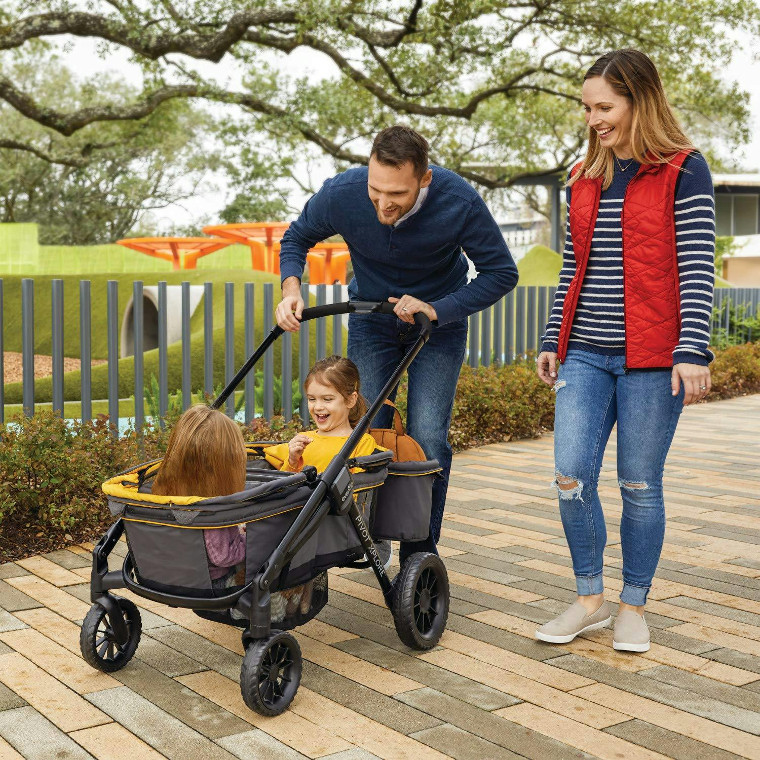 wagon double stroller