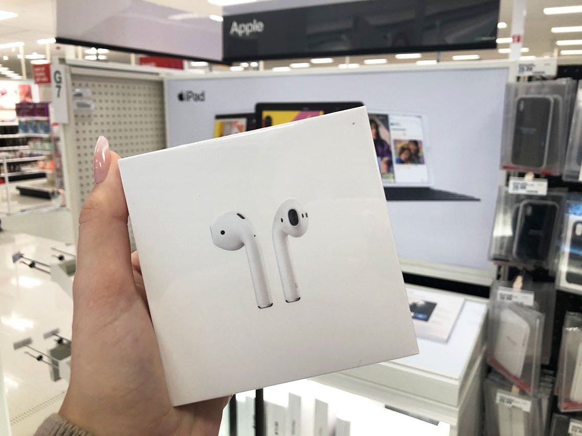 Apple AirPods, Only 113.99 at Target The Krazy Coupon Lady