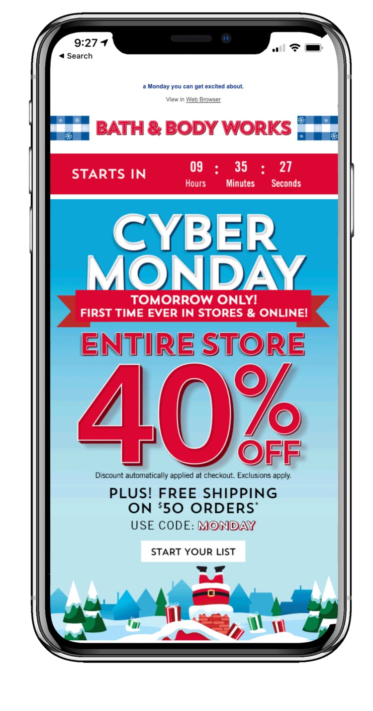 Bath & Body Works Cyber Monday 2022 Sale - The Krazy Coupon Lady