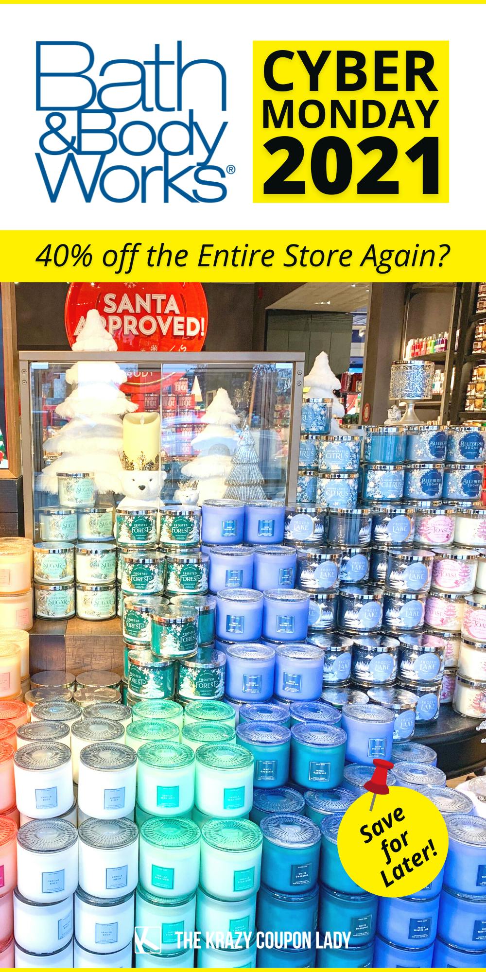 Bath & Body Works Cyber Monday 2022 Sale - The Krazy Coupon Lady