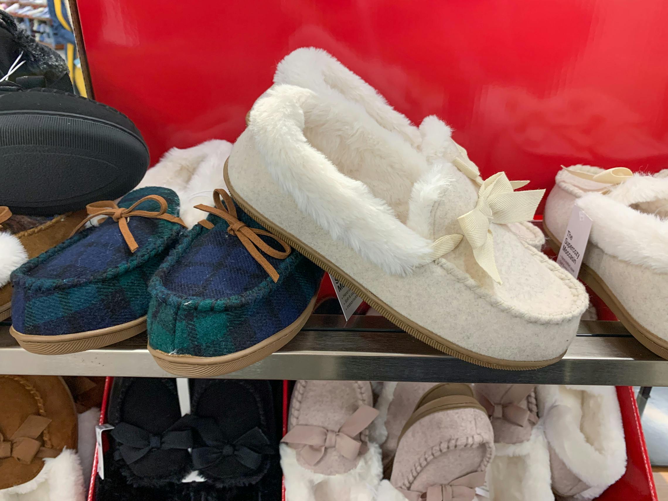 Women's Sonoma Moccasin Slippers, $9.59 
