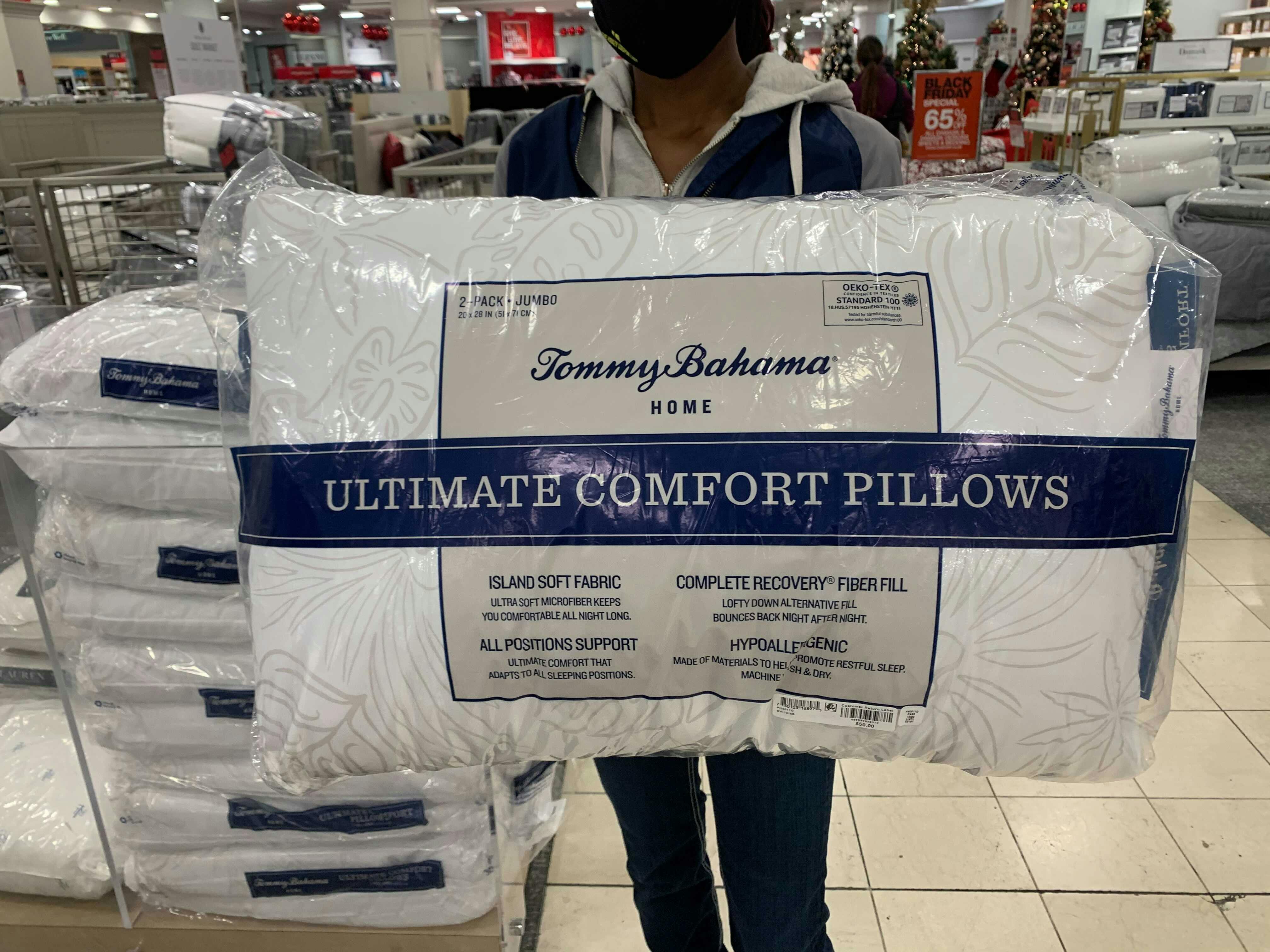 tommy bahama jumbo pillow