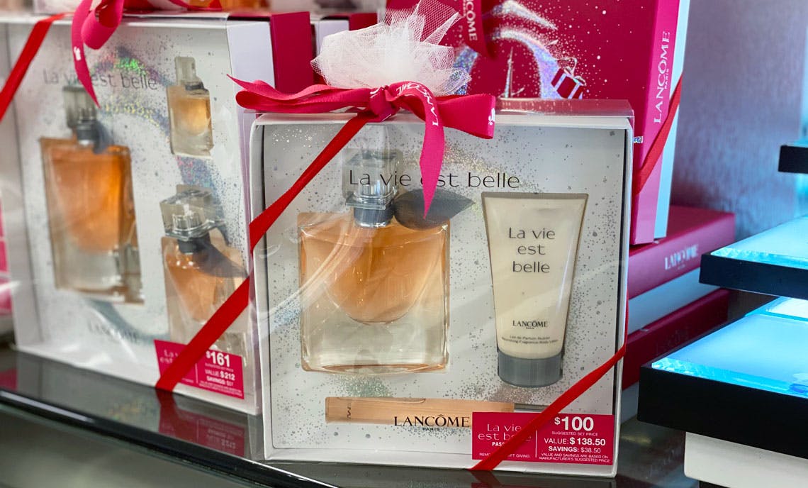 macy's lancome la vie est belle gift set