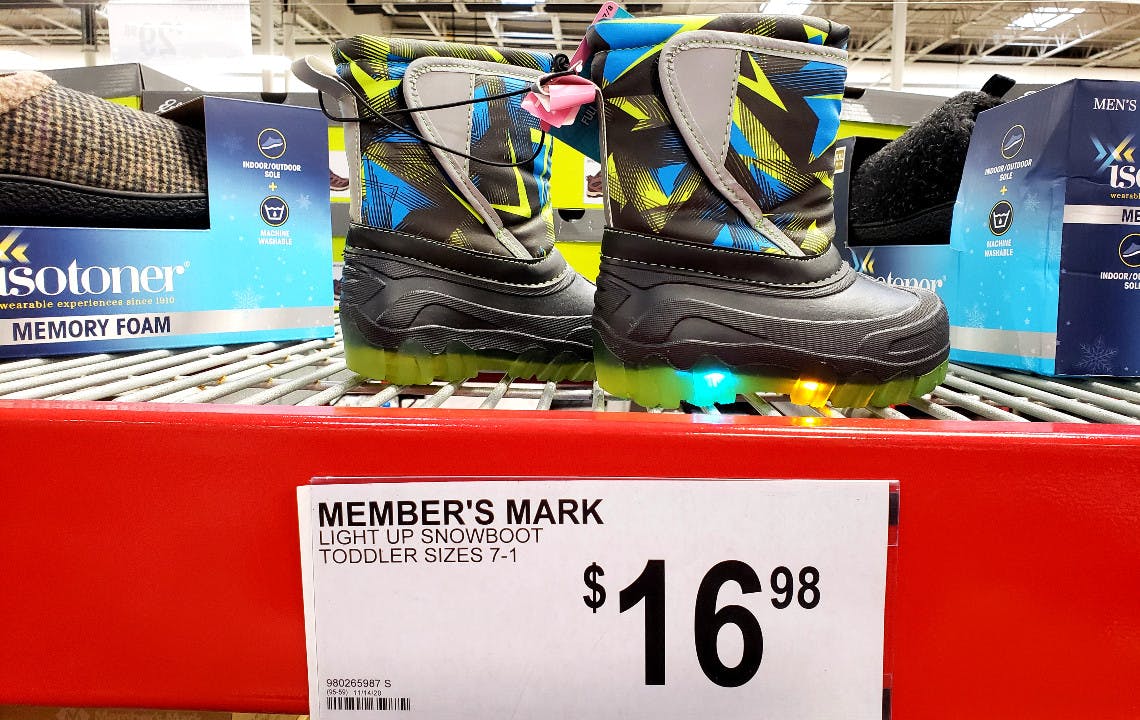 Kids' Light-Up Snow Boots, Only $16.98 