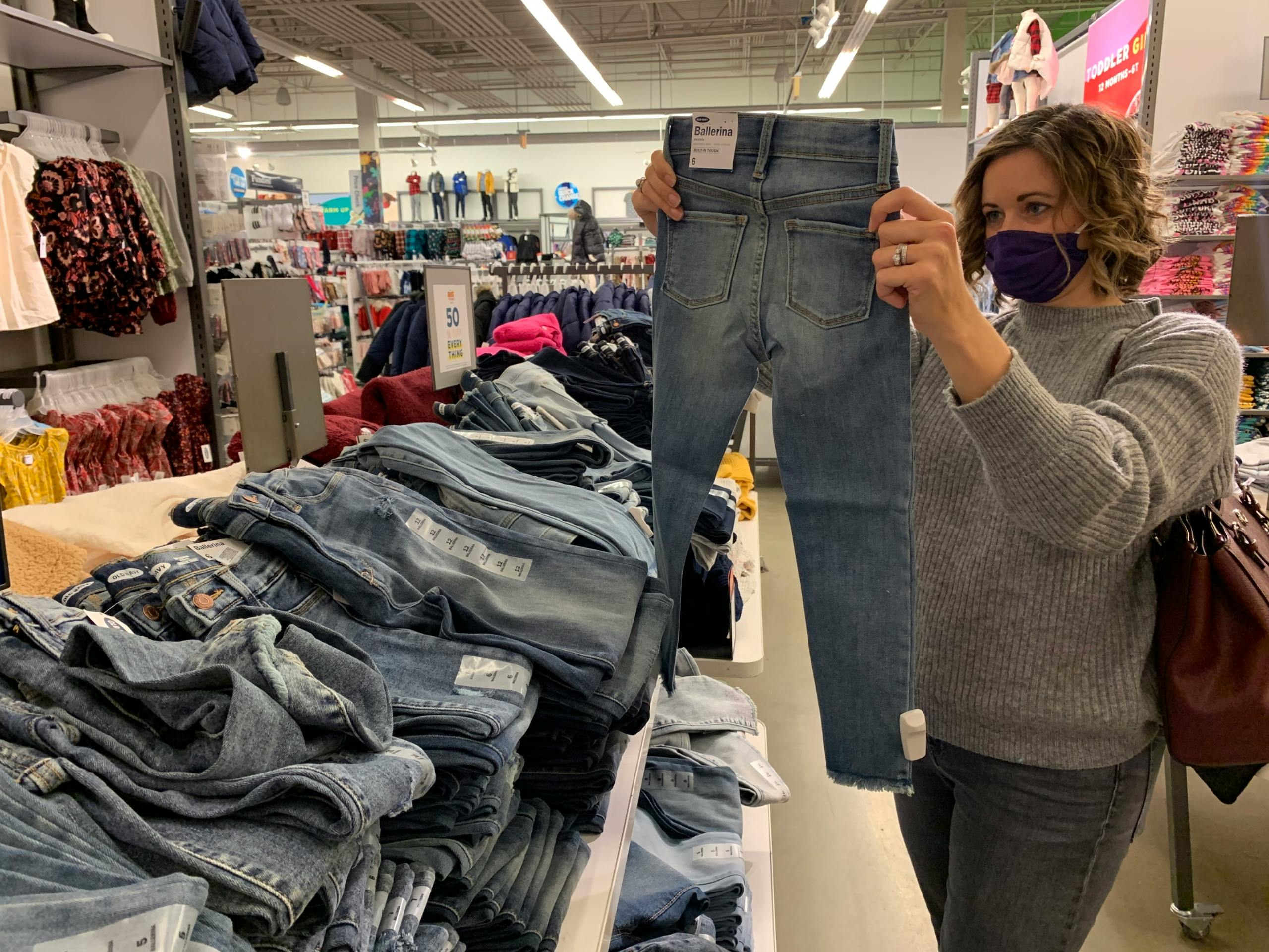 old navy 50 percent off jeans