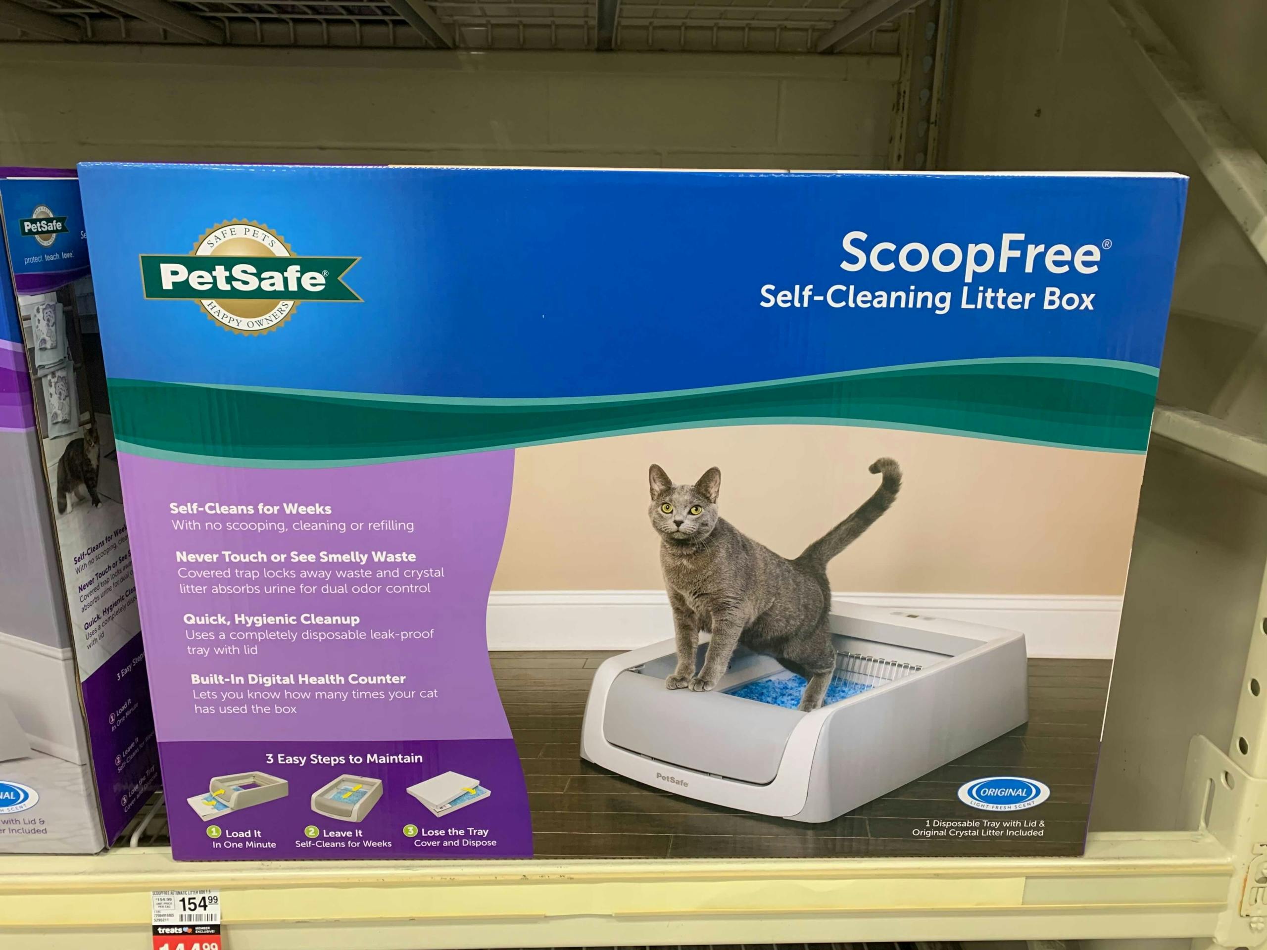 scoopfree litter box petsmart