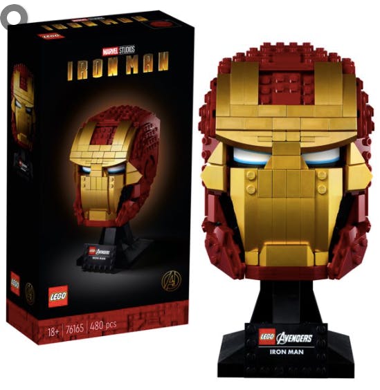 Walmart Iron Man Helmet LEGO